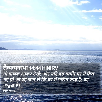 लैव्यव्यवस्था 14:44 HINIRV Bible Verse Image