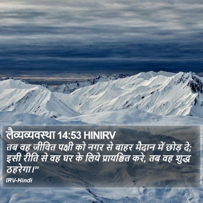 लैव्यव्यवस्था 14:53 HINIRV Bible Verse Image
