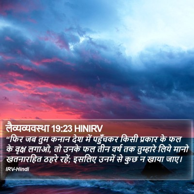 लैव्यव्यवस्था 19:23 HINIRV Bible Verse Image