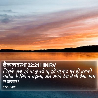लैव्यव्यवस्था 22:24 HINIRV Bible Verse Image