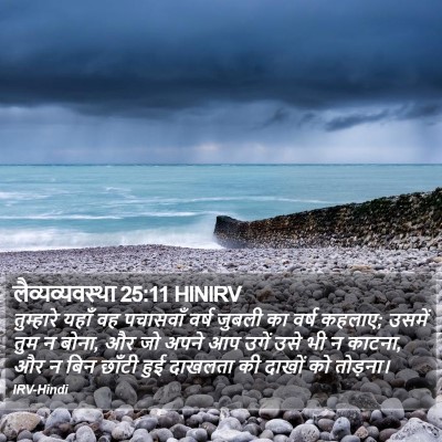 लैव्यव्यवस्था 25:11 HINIRV Bible Verse Image