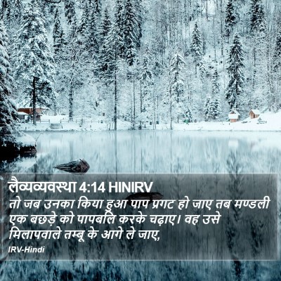 लैव्यव्यवस्था 4:14 HINIRV Bible Verse Image