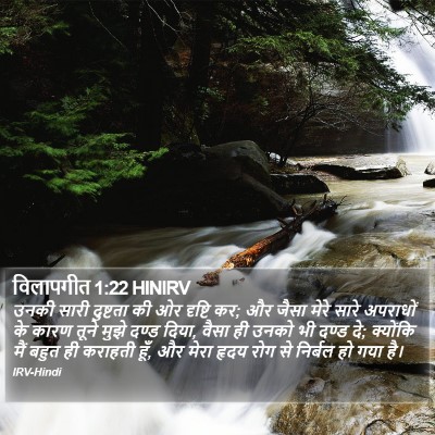 विलापगीत 1:22 HINIRV Bible Verse Image