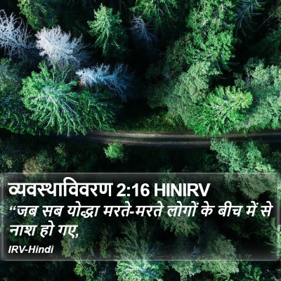 व्यवस्थाविवरण 2:16 HINIRV Bible Verse Image