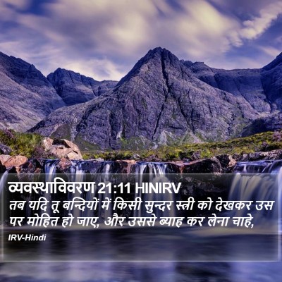 व्यवस्थाविवरण 21:11 HINIRV Bible Verse Image