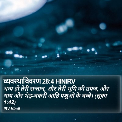 व्यवस्थाविवरण 28:4 HINIRV Bible Verse Image