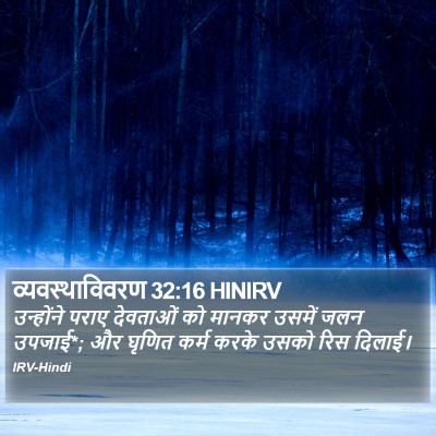 व्यवस्थाविवरण 32:16 HINIRV Bible Verse Image