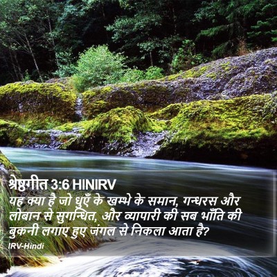 श्रेष्ठगीत 3:6 HINIRV Bible Verse Image