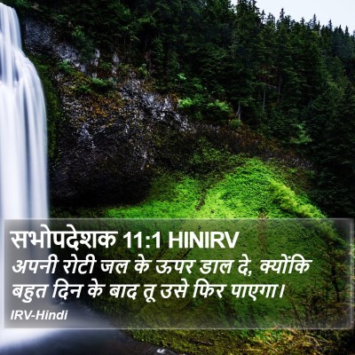 सभोपदेशक 11:1 HINIRV Bible Verse Image