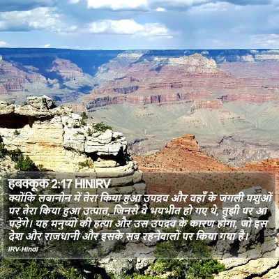 हबक्कूक 2:17 HINIRV Bible Verse Image
