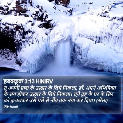 हबक्कूक 3:13 HINIRV Bible Verse Image