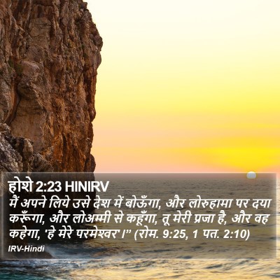 होशे 2:23 HINIRV Bible Verse Image