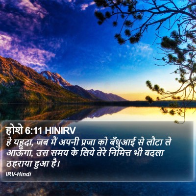 होशे 6:11 HINIRV Bible Verse Image