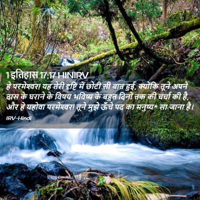 Picture 02 - 1 इतिहास 17:17 HINIRV - हे परमेश्‍वर! यह - Bible Verse Picture