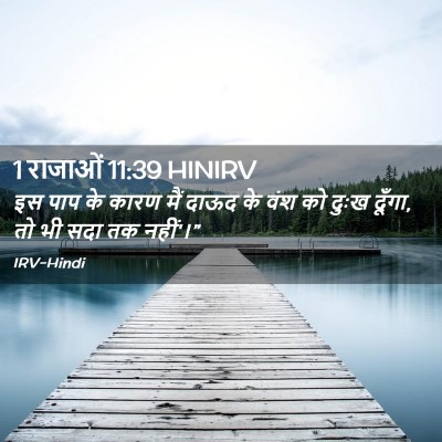 Picture 02 - 1 राजाओं 11:39 HINIRV - इस पाप के कारण मैं - Bible Verse Picture
