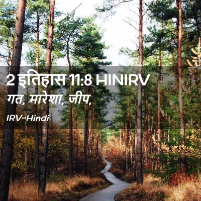 Picture 02 - 2 इतिहास 11:8 HINIRV - गत, मारेशा, - Bible Verse Picture