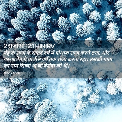 Picture 02 - 2 राजाओं 12:1 HINIRV - येहू के राज्य के - Bible Verse Picture