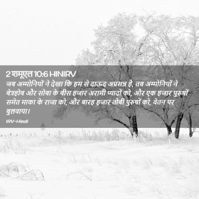 Picture 02 - 2 शमूएल 10:6 HINIRV - जब अम्मोनियों ने - Bible Verse Picture