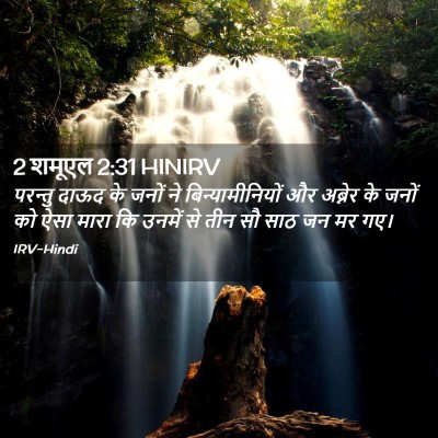 Picture 02 - 2 शमूएल 2:31 HINIRV - परन्तु दाऊद के - Bible Verse Picture