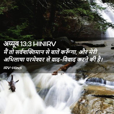 Picture 02 - अय्यूब 13:3 HINIRV - मैं तो - Bible Verse Picture