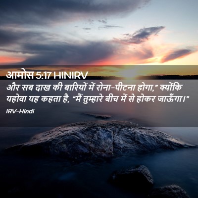 Picture 02 - आमोस 5:17 HINIRV - और सब दाख की - Bible Verse Picture