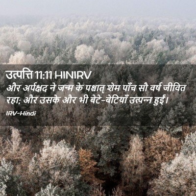 Picture 02 - उत्पत्ति 11:11 HINIRV - और अर्पक्षद ने - Bible Verse Picture