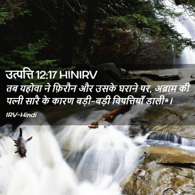 Picture 02 - उत्पत्ति 12:17 HINIRV - तब यहोवा ने फ़िरौन - Bible Verse Picture