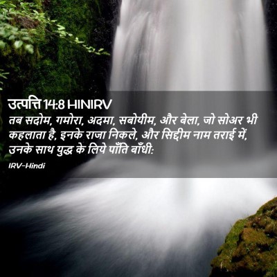 Picture 02 - उत्पत्ति 14:8 HINIRV - तब सदोम, गमोरा, - Bible Verse Picture