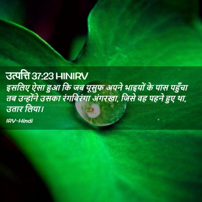 Picture 02 - उत्पत्ति 37:23 HINIRV - इसलिए ऐसा हुआ कि जब - Bible Verse Picture