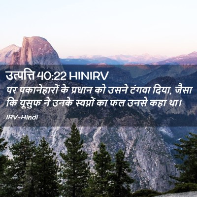 Picture 02 - उत्पत्ति 40:22 HINIRV - पर पकानेहारों के - Bible Verse Picture