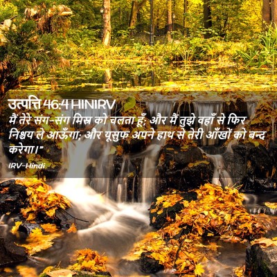 Picture 02 - उत्पत्ति 46:4 HINIRV - मैं तेरे संग-संग - Bible Verse Picture