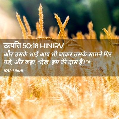 Picture 02 - उत्पत्ति 50:18 HINIRV - और उसके भाई आप भी - Bible Verse Picture