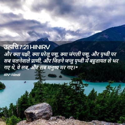 Picture 02 - उत्पत्ति 7:21 HINIRV - और क्या पक्षी, क्या - Bible Verse Picture