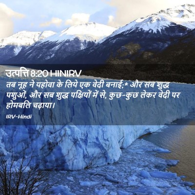 Picture 02 - उत्पत्ति 8:20 HINIRV - तब नूह ने यहोवा के - Bible Verse Picture