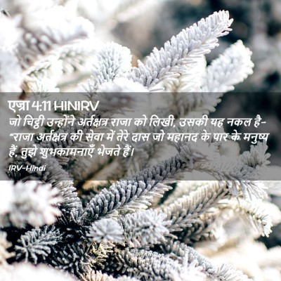 Picture 02 - एज्रा 4:11 HINIRV - जो चिट्ठी - Bible Verse Picture