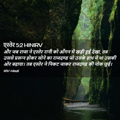 Picture 02 - एस्तेर 5:2 HINIRV - और जब राजा ने - Bible Verse Picture