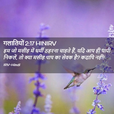 Picture 02 - गलातियों 2:17 HINIRV - हम जो मसीह में - Bible Verse Picture