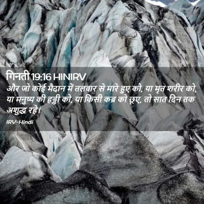 Picture 02 - गिनती 19:16 HINIRV - और जो कोई मैदान में - Bible Verse Picture