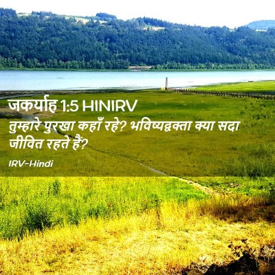 Picture 02 - जकर्याह 1:5 HINIRV - तुम्हारे पुरखा - Bible Verse Picture