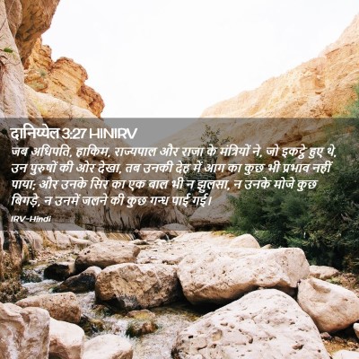 Picture 02 - दानिय्येल 3:27 HINIRV - जब अधिपति, हाकिम, - Bible Verse Picture