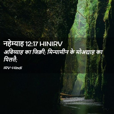 Picture 02 - नहेम्याह 12:17 HINIRV - अबिय्याह का - Bible Verse Picture
