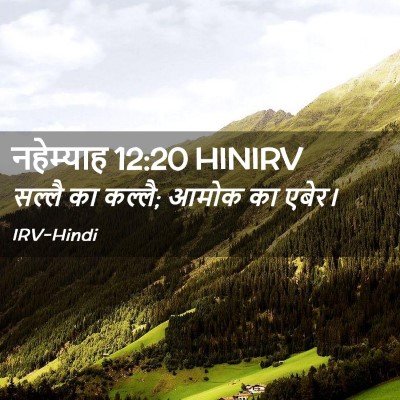 Picture 02 - नहेम्याह 12:20 HINIRV - सल्लै का कल्लै; - Bible Verse Picture