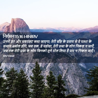 Picture 02 - निर्गमन 15:16 HINIRV - उनमें डर और घबराहट - Bible Verse Picture