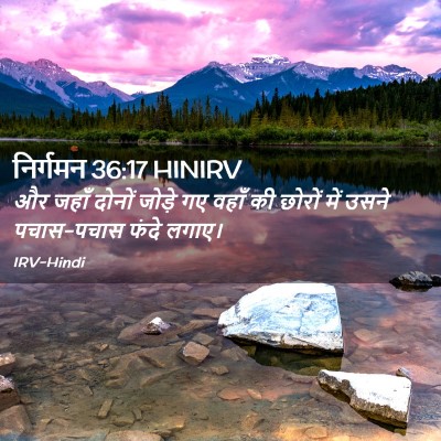 Picture 02 - निर्गमन 36:17 HINIRV - और जहाँ दोनों - Bible Verse Picture