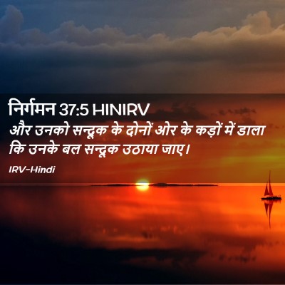 Picture 02 - निर्गमन 37:5 HINIRV - और उनको सन्दूक के - Bible Verse Picture