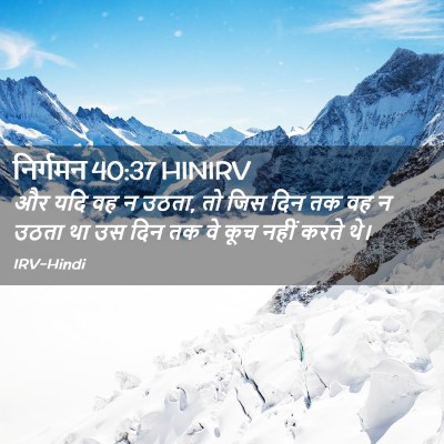 Picture 02 - निर्गमन 40:37 HINIRV - और यदि वह न उठता, तो - Bible Verse Picture