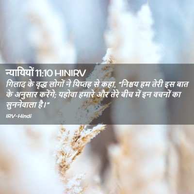 Picture 02 - न्यायियों 11:10 HINIRV - गिलाद के वृद्ध - Bible Verse Picture