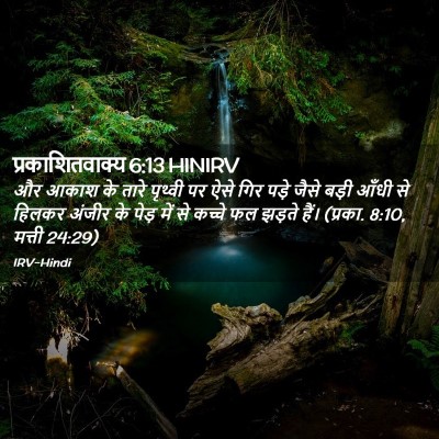 Picture 02 - प्रकाशितवाक्य 6:13 HINIRV - और आकाश के तारे - Bible Verse Picture