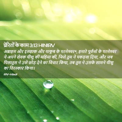 Picture 02 - प्रेरितों के काम 3:13 HINIRV - अब्राहम और इसहाक - Bible Verse Picture