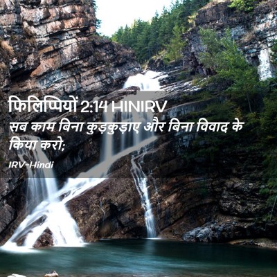 Picture 02 - फिलिप्पियों 2:14 HINIRV - सब काम बिना - Bible Verse Picture